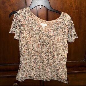 Charter Club Multicolor Floral Blouse